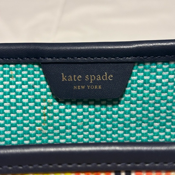 Kate Spade New York Market Woven Stripe Medium Tote - Picture 4 of 8